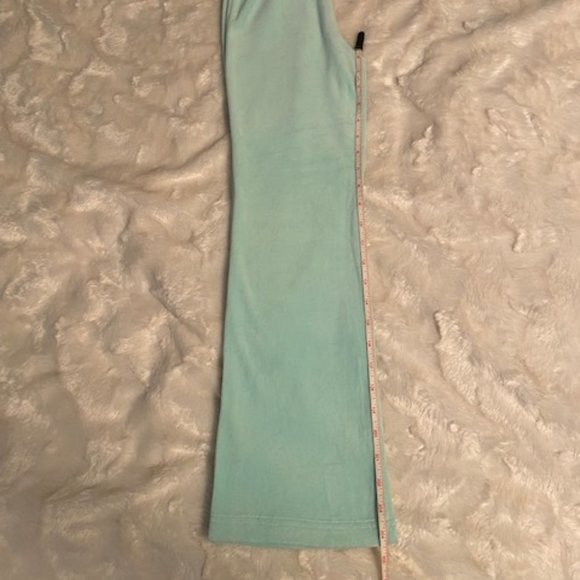 - Please Mum Rare Light Green Velour Pants Girls Size L NWT - Picture 9 of 10